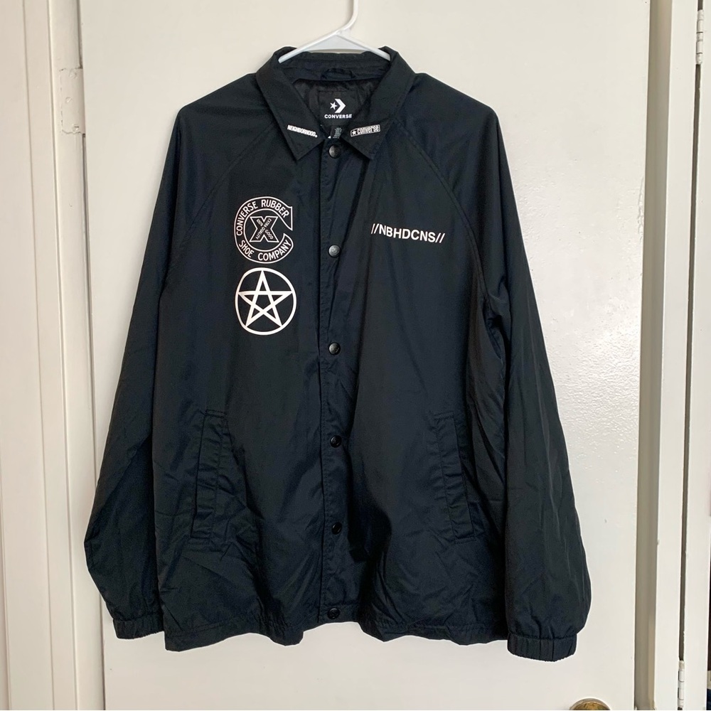 BlackConverse X Neighborhood Coach Jacket